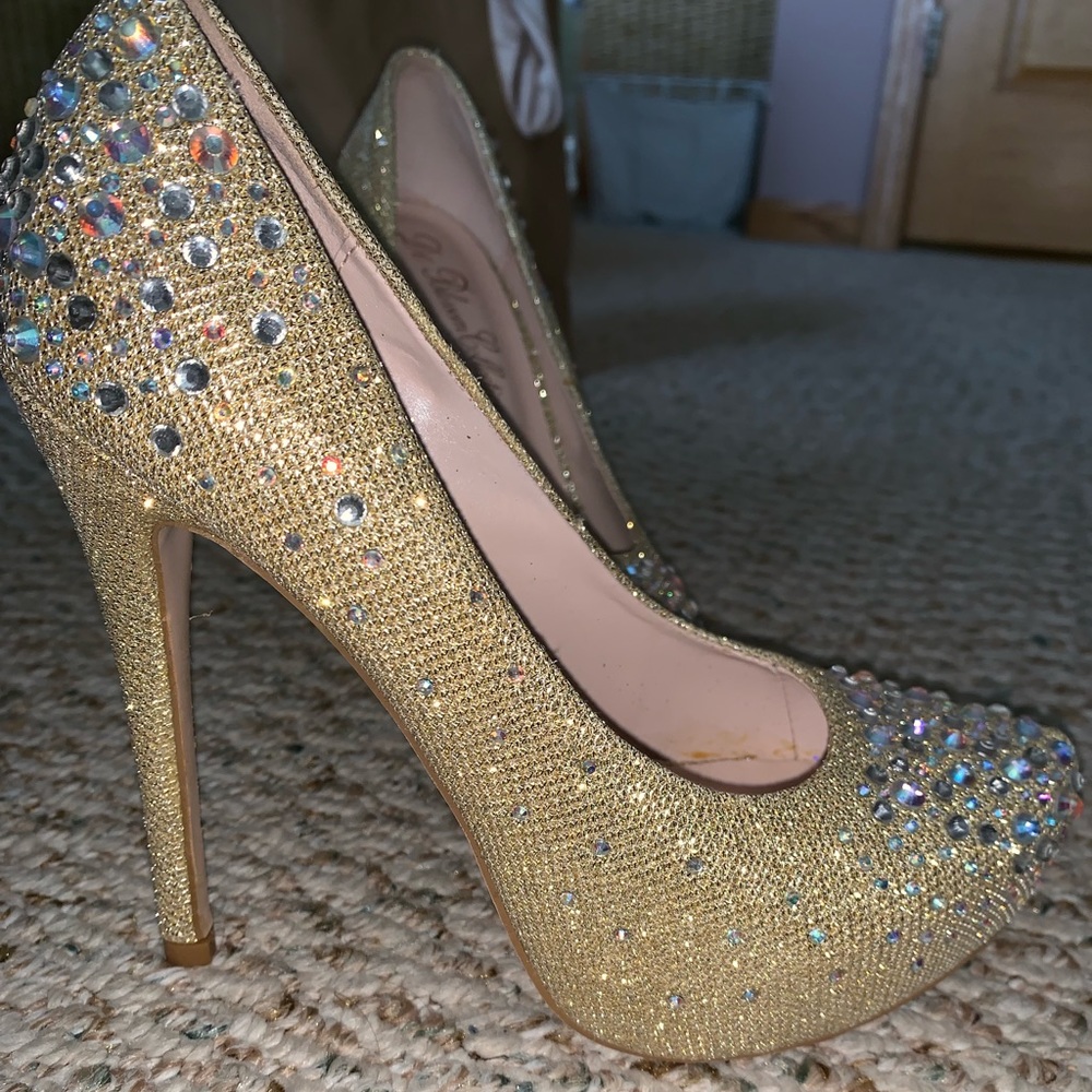 Glamorous high heels